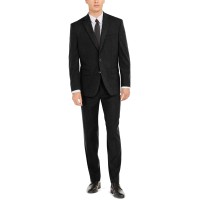 Club Room Men's Classic-Fit Stretch Suits, Black, 42 T/L39.5