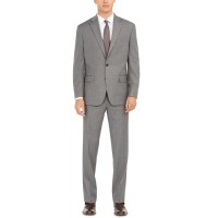 Club Room Men's Classic-Fit Stretch Suits, Light Grey, 40 T/L39.5