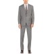  Men's Classic-Fit Stretch Suits, Light Grey, 44 R/M37.5