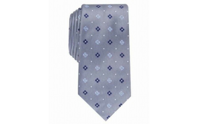  Men’s Classic Neat Tie (Gray)