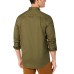 Men’s Corduroy Shirt (Dark Green, 2XL)