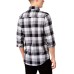 Men's Plaid Flannel Shirt, Black, XX-Large