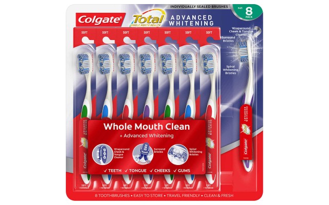  Total Advanced Whitening Toothbrush (8-pack)