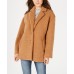  Juniors Faux-Fur Coats, Camel, Medium