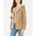  Juniors Hooded Anorak Jackets, Brown, Medium