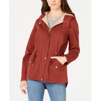 Collection B Juniors Hooded Anorak Jackets, Red, X-Small