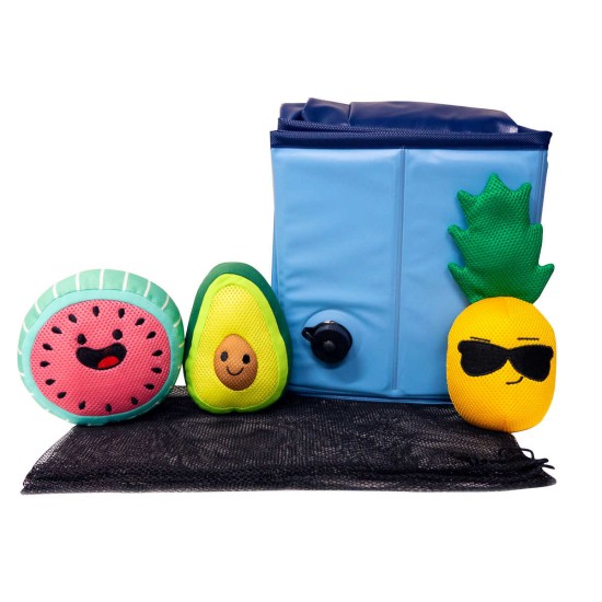  XXL Pet Pool Kit (Pineapple, Watermelon, Avocado, Mesh bag)