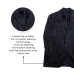 Corneliani Layered Zip-Up Blazer (52R – Navy)