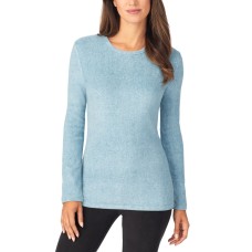 Cuddl Duds Fleece with Stretch Long-Sleeve Top