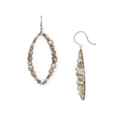 Dana Kellin Open Oval Drop Earrings