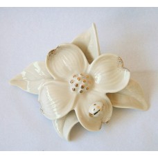 Darling Dogwood Flower Ivory fine porcelain Figurine by Lenox