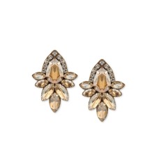 Deepa Crystal Cluster Stud Earrings