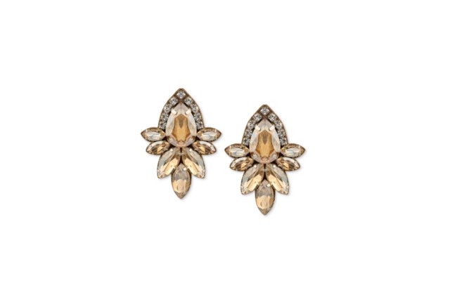  Crystal Cluster Stud Earrings