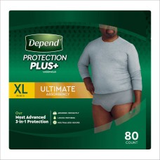 Depend Protection Plus Ultimate Underwear for Men (SMLXL)