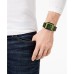  Men’s 40th Anniversary Tipps Digital Olive Canvas Strap Watch (Black-Green)