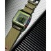  Men’s 40th Anniversary Tipps Digital Olive Canvas Strap Watch (Black-Green)