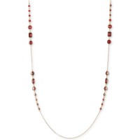 DKNY Crystal 42″ Strand Necklace (Gold)