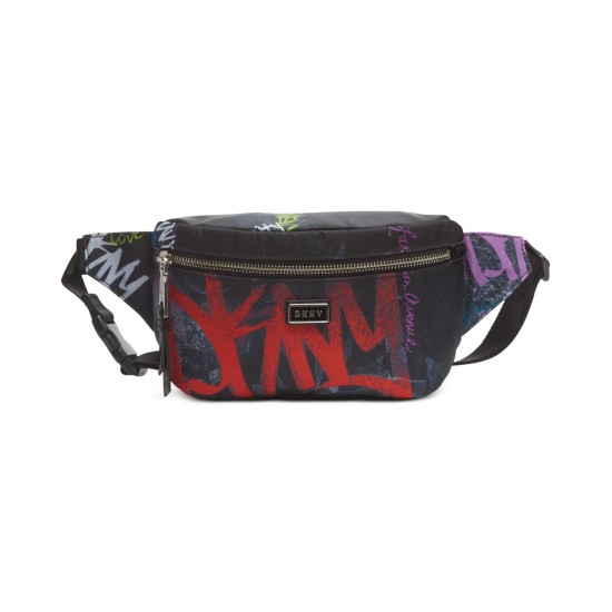  Gigi Graffiti Logo Belt Bag