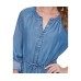  Jeans Chambray Shirtdress (Indigo, X-Large)