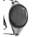  Kim Snake-Embossed Chain Leather Bucket Bag (Black/Gold, Small)