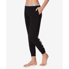 DKNY Knit Jogger Pajama Pants (Black, X-Large)