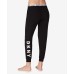  Knit Jogger Pajama Pants (Black, X-Large)