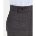  Men’s Modern-Fit Stretch Windowpane Suit Separate Pants (Charcoal/Navy, 32X32)