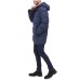  Men’s Patrick Quilted Water Resistant Hooded City Full Length Parka Jackets, Navy, Medium