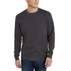 Dkny Men’s Regular-Fit Crewneck Sweater, Charcoal, 2XL