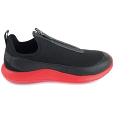 DKNY Mens SEB Leather/Textile High Top Zipper