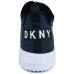 Mens SEB Leather/Textile High Top Zipper, Navy/Black, 11