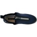  Mens SEB Leather/Textile High Top Zipper, Navy/Black, 13