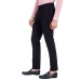  Men’s Slim-Fit Stretch Navy Blue Seersucker Stripe Suit Pants