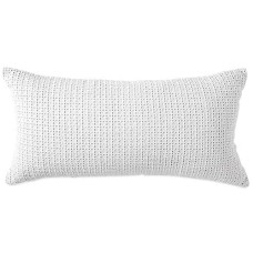DKNY Refresh Eyelet Decorative Pillow (White, 11×22)