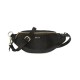  Sally Leather Belt Bag, Black, Large