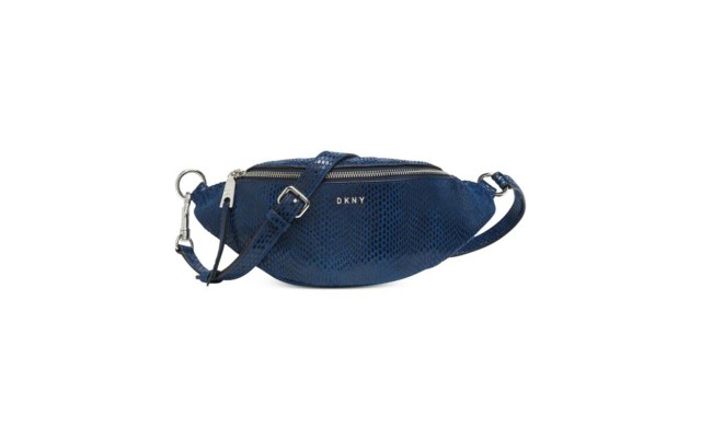  Sally Leather Belt Bag, Royal Blue, Large