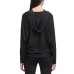 SPORTSWEAR Women’s Missy Long Sleeve Pull Over Hoodie (Black, Small)