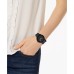  Women’s Astoria Black Glitter Leather Wrap Strap Watch 38mm