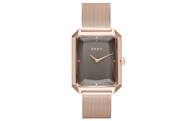  Women’s Cityspire Rose Gold-Tone Stainless Steel Mesh Bracelet Watch 27x34mm