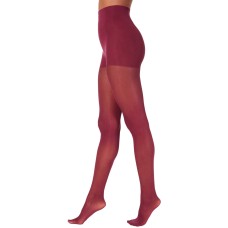 DKNY Women’s Comfort Luxe Semi Opaque Control Top Tights (Port Dark, Small)