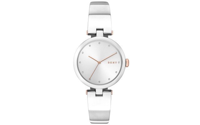  Women’s Eastside Stainless Steel Bangle Bracelet Watch (White)