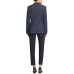  Women’s Knit One Button Blazer (Navy, 6)