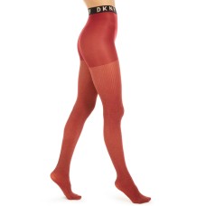 DKNY Women’s Lurex Ribbed Control Top Tights