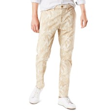 Dockers Men Slim-Fit Smart 360 Flex Stretch Cropped Leaf Printed Chinos