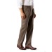  Men’s Big & Tall Easy Classic Pleated Fit Stretch Pants (Dark Pebble,38×36)