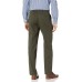  Men's Easy Classic Fit Khaki Stretch Pants, Coffee Bean, 40X32