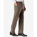  Men’s Easy Classic Fit Khaki Stretch Pants (Dark Beige, 36×30)