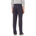  Men's Easy Classic Fit Khaki Stretch Pants,  Navy, 40X32