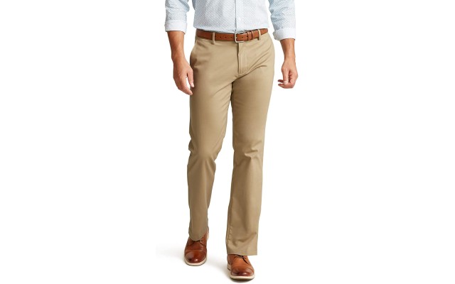  Men's Straight Fit Signature Lux Cotton Stretch Khaki Pant, New British Khaki, 36X29
