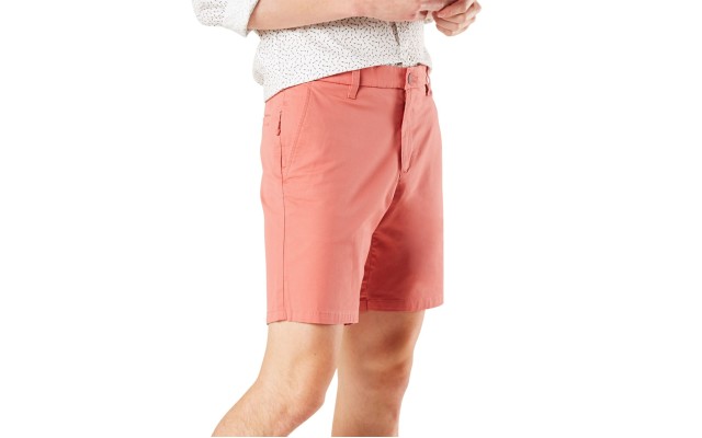  Men’s Straight Fit Supreme Flex Ultimate Shorts (Crab Apple Flower, 36Reg)